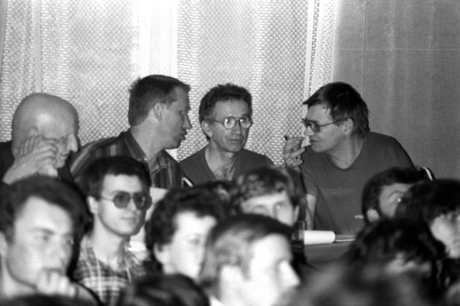 jury 2. PAKI – od lewej: Andrzej Drawicz, Wojciech Młynarski, Jacek Fedorowicz, Maciej Zembaty