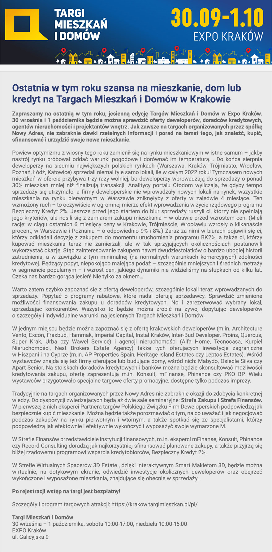 Targi Mieszkań i Domów